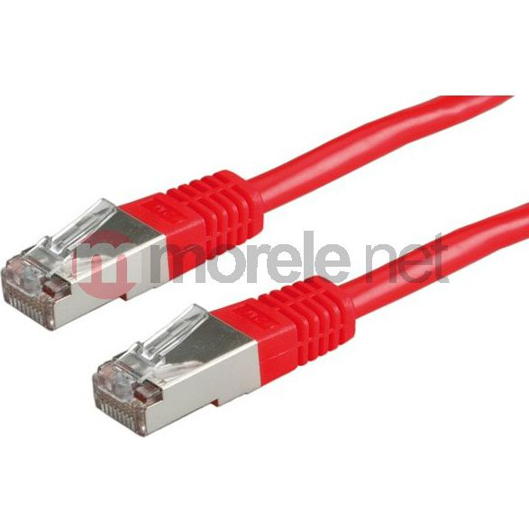 Patch kábel Value S/FTP 6 RJ45 / RJ45 1 m červený