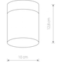 Lampa sufitowa Nowodvorski Plafon Nowodvorski Cayo 9505 lampa sufitowa 1X40W G9 biały / chrom