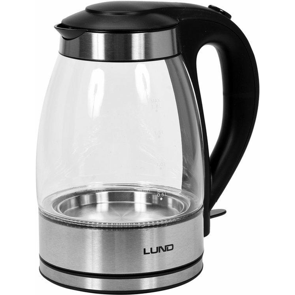 Elektromos vízforraló Lund 68172 2200 W 1,8 l átlátszó