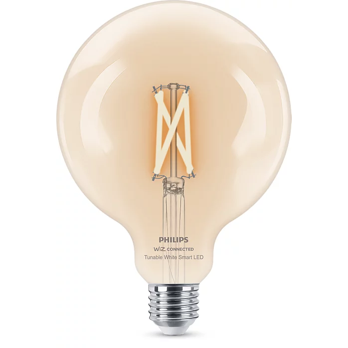 Philips Smart filament LED G125 izzó 60W 806lm 6500K E27 - Szabályozható Fehér (929003017821)
