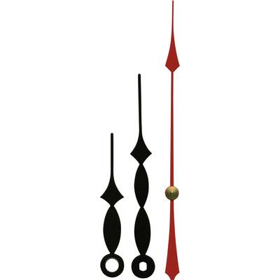 Óramutató készlet, alumínium, fekete, 60x85x115 mm, Classic (195706)