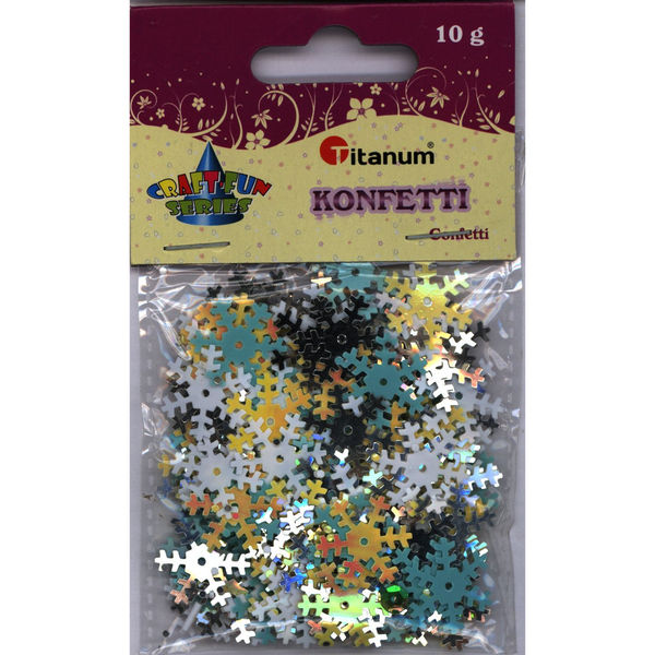  Titanum Konfetti śnieżynki 10g