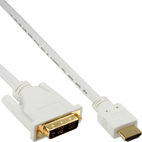 InLine 17665U cavo e adattatore video DVI-D