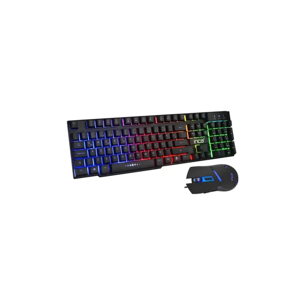 Inca IKG-448 Vezetékes Gaming Billentyűzet + Egér - Német (Bontott)