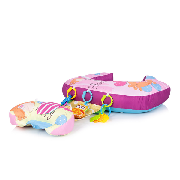 CHIPOLINO 5az1-ben Multifunkcionális babapárna - rózsaszín