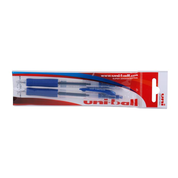 Uni SN-100 Laknock nyomógombos golyóstoll - 0.25mm / Kék (2 db) (2USN100KBL)