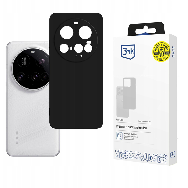 3MK Matt Case hátlaptok Xiaomi 15 Ultra fekete