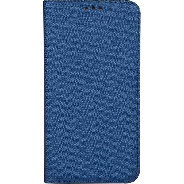 Smart Magnet Apple iPhone 13 Pro Max Oldalra Nyíló Mágneses Könyv Tok Szilikon Belsővel Sötétkék