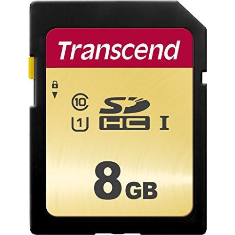 Karta Transcend 500S SDHC 8 GB Class 10 UHS-I/U1 V30 (TS8GSDC500S)