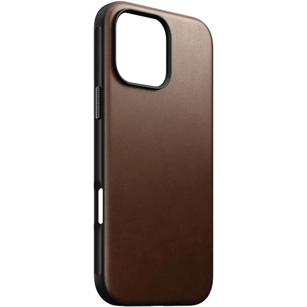 Калъф Nomad за iPhone 16 Pro Max, Modern Leather, Кафяв