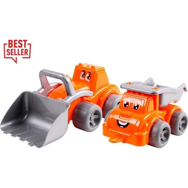 Műanyag Dömper És Markoló Készlet