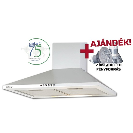 Cata OMEGA 600 WH/L fehér fali páraelszívó