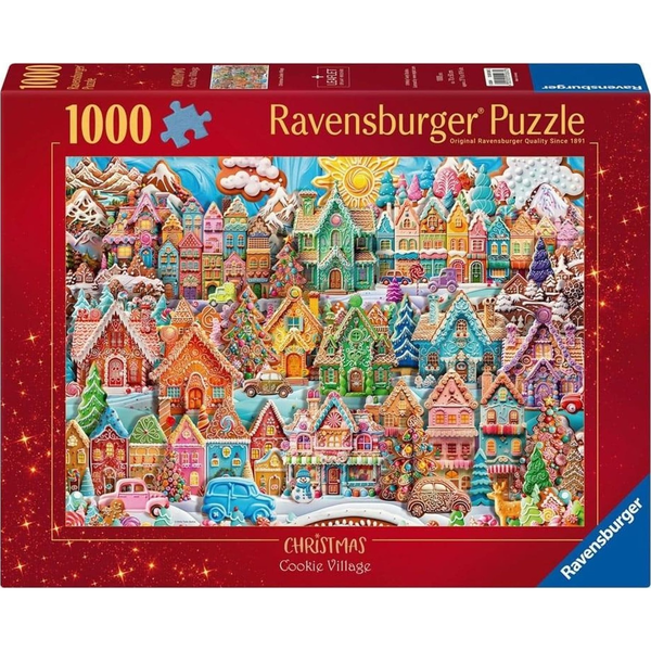 Ravensburger 1000 db-os Puzzle - Mézeskalács Város (12001267)