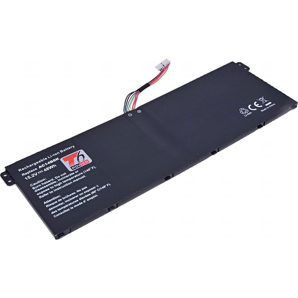 T6 Power for Packard Bell EasyNote TF71BM series, Li-Ion, 15.2 V, 3150 mAh (48 Wh), black