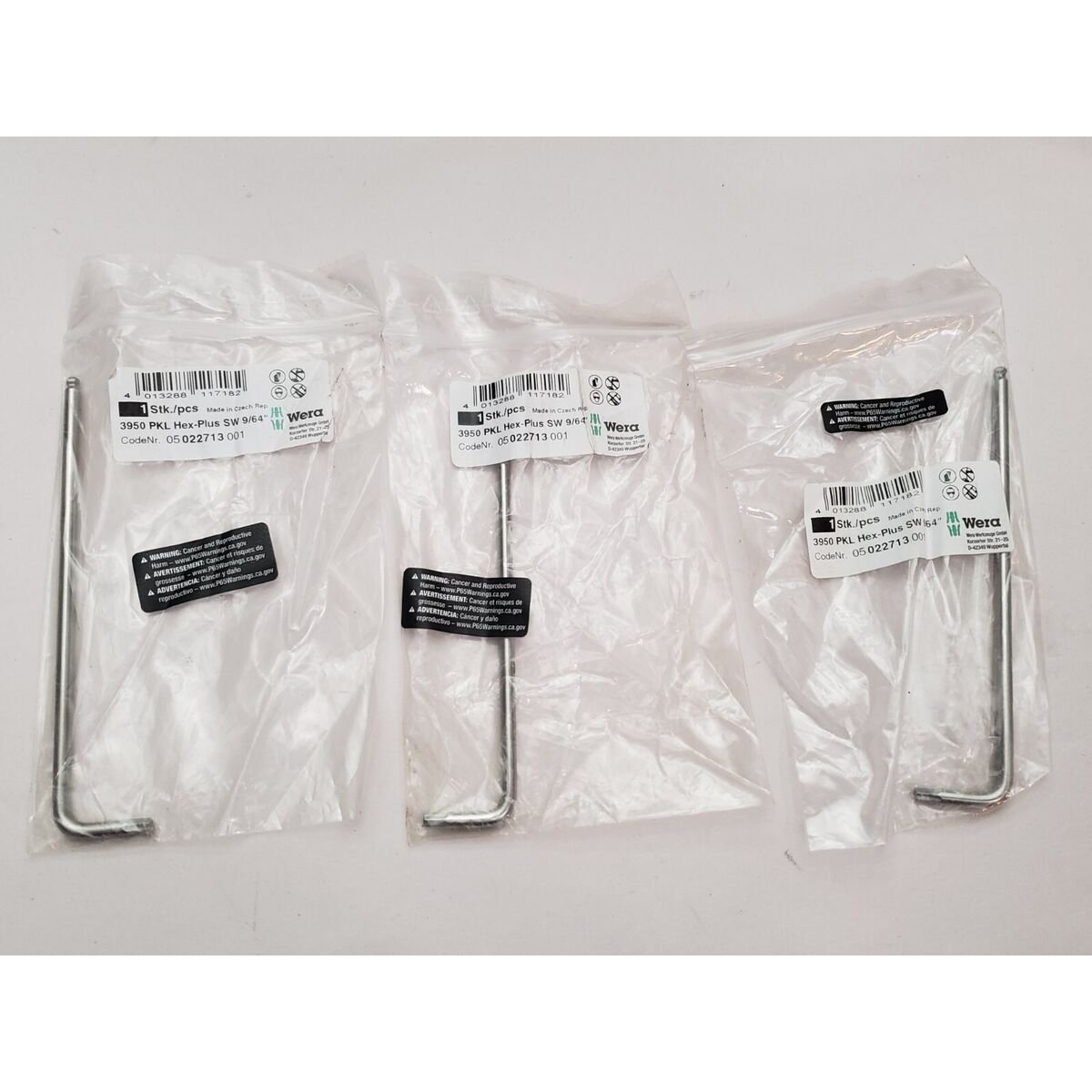 Wera 3950 PKL Belső hatlap Hajlított csavarhúzó 9/64 coll (05022713001)