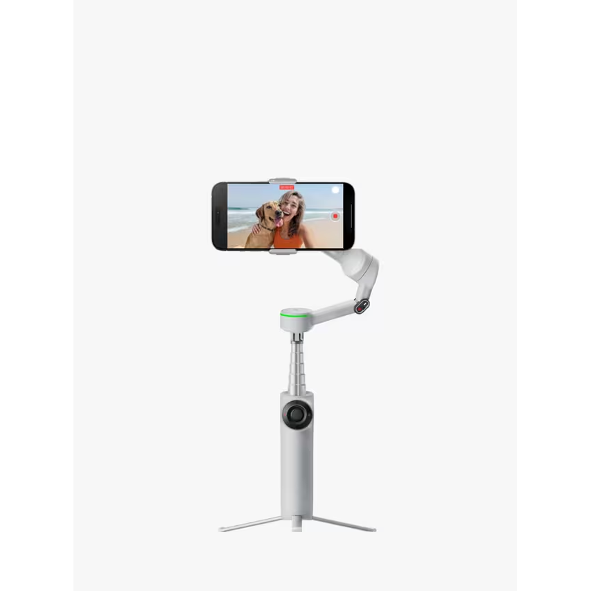 Insta360 Flow 2 Pro Mobiltelefon Stabilizátor / Gimbal Szelfibot Tripod - Szürke (CINSABQB-G)