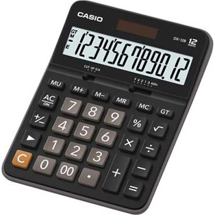 Casio DX-12B Asztali számológép Black (DX 12 B)