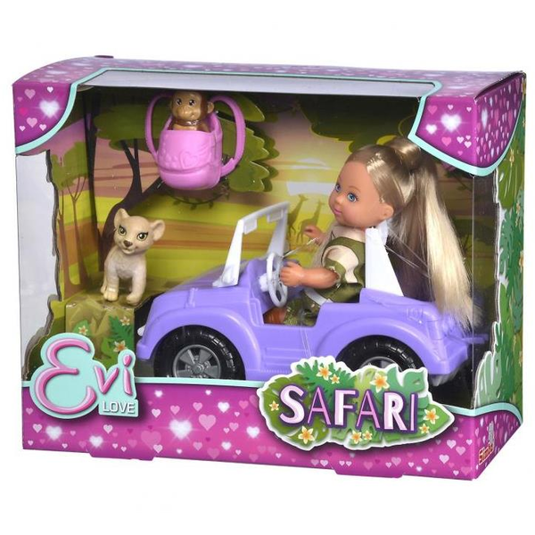 Simba Évike Szafari autóval