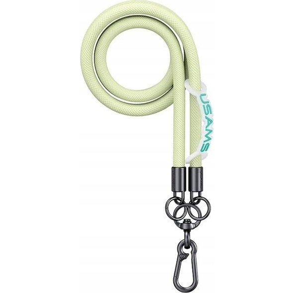 Šňůrka na telefon plast zelená