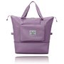 Alum összecsukható táska nagy tárolóhellyel, világos lila