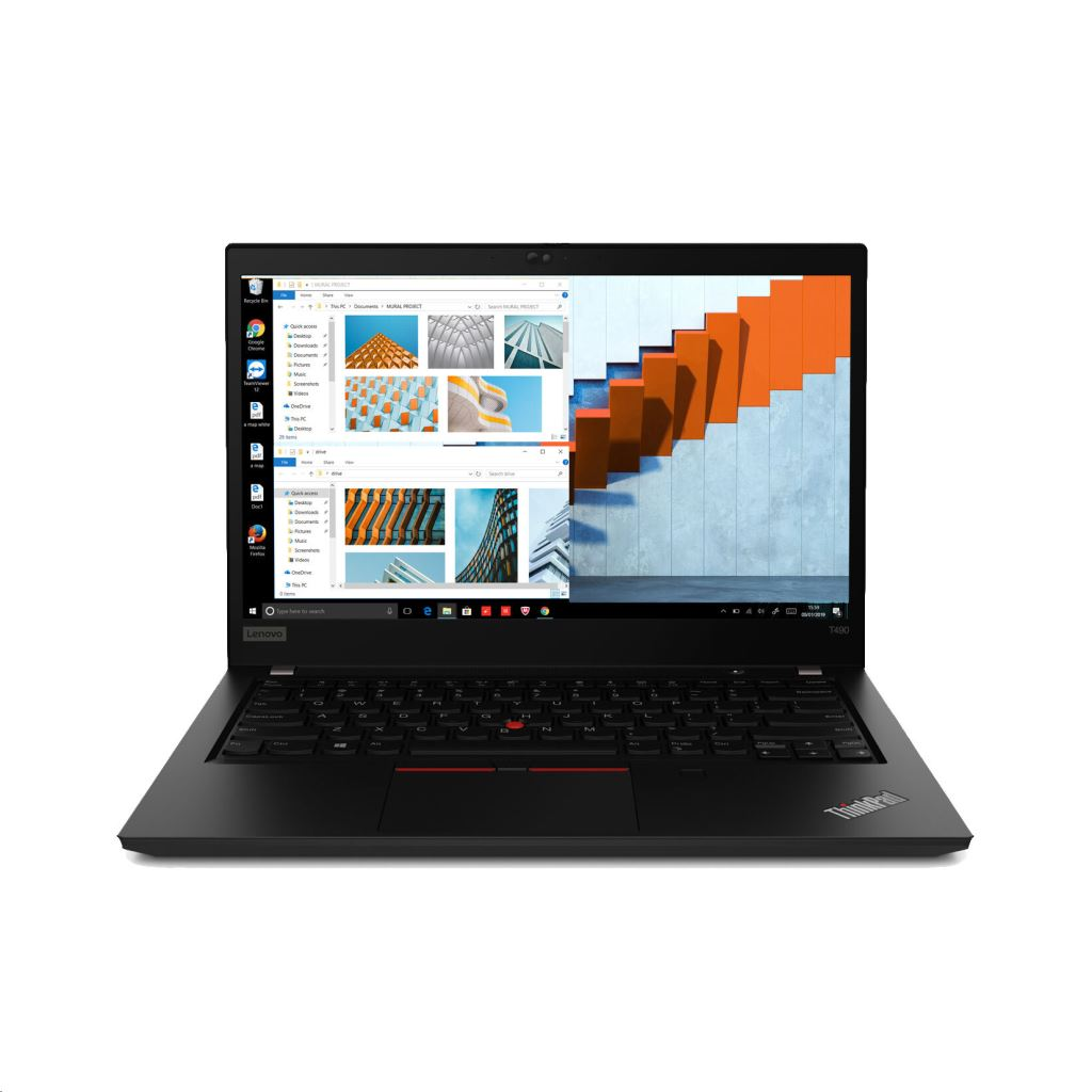 LENOVO ThinkPad T490 Laptop i5-8365U/16GB/256GB Win 11 Pro fekete (15212148) Silver (15212148)