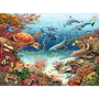 Ravensburger 13411 - Hogy-hogy? Milyen okból? Miért? Tengeri Élőlények a Korallzátonyon XXL Puzzle 150 darabos