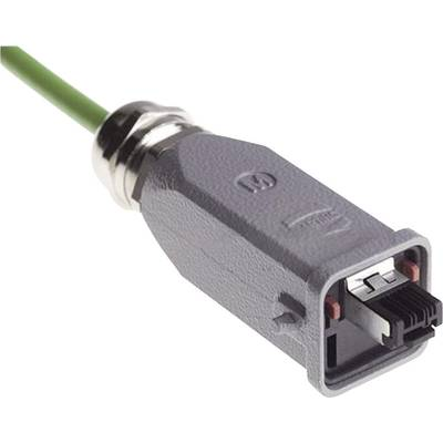 Han® 3 A RJ45 Csatlakozó dugó, egyenes pólusszám: 4 Han® 3 A RJ45 Grau Harting tartalom: 1 db (09451151100)