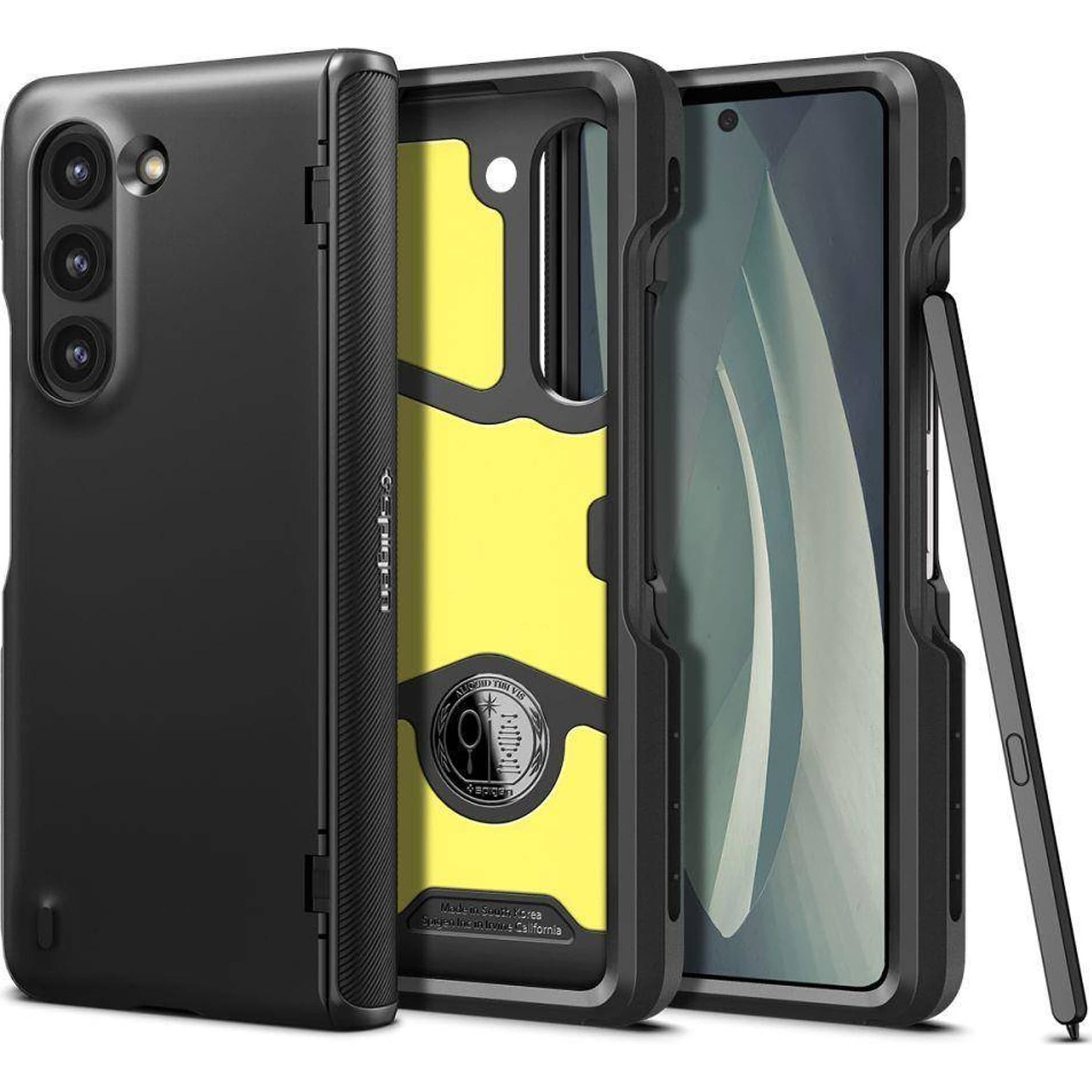 Spigen ACS06213 Védő - Samsung Galaxy Z Fold5 5G (SM-F946), Ütésálló, Fekete (151960)