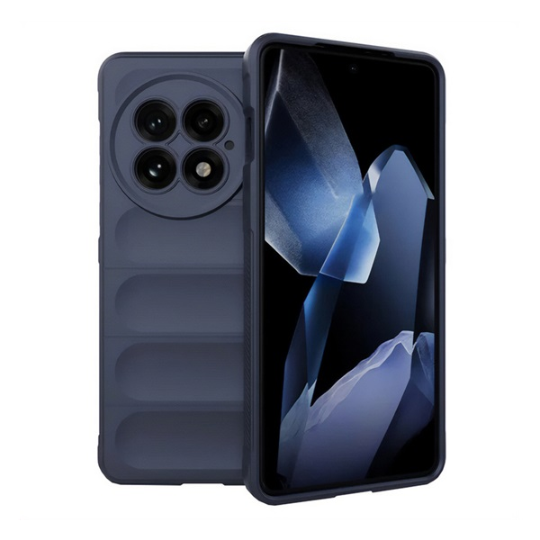 Szilikon telefonvédő (ütésállóság, kameravédő, 3D) SÖTÉTKÉK OnePlus 13 5G "Gigapack csomagolás" (GP-167075)