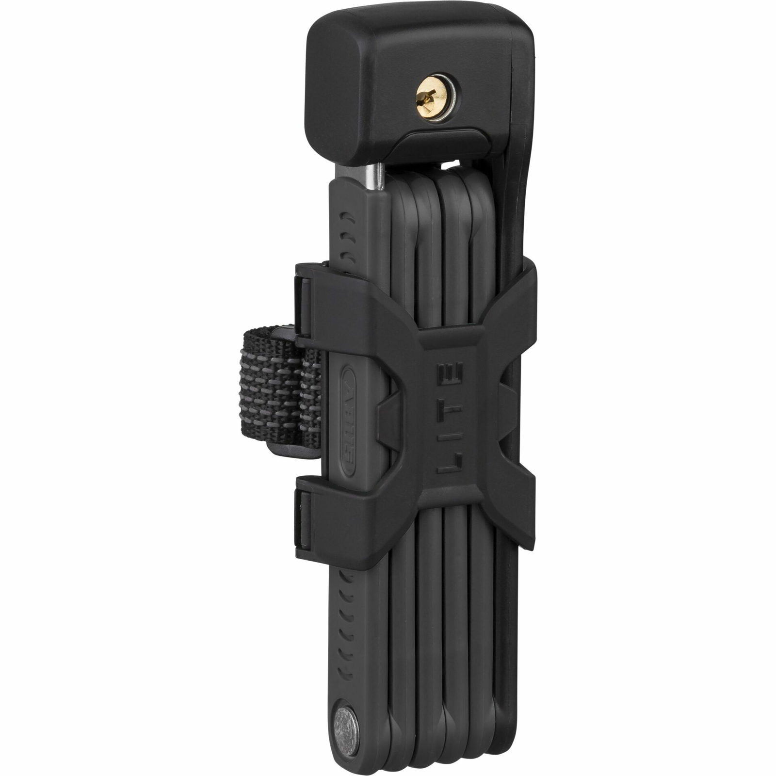 Abus Bordo Lite 6055K/85 BK SH összecsukható Kerékpár biztonsági zár - Fekete (78063)