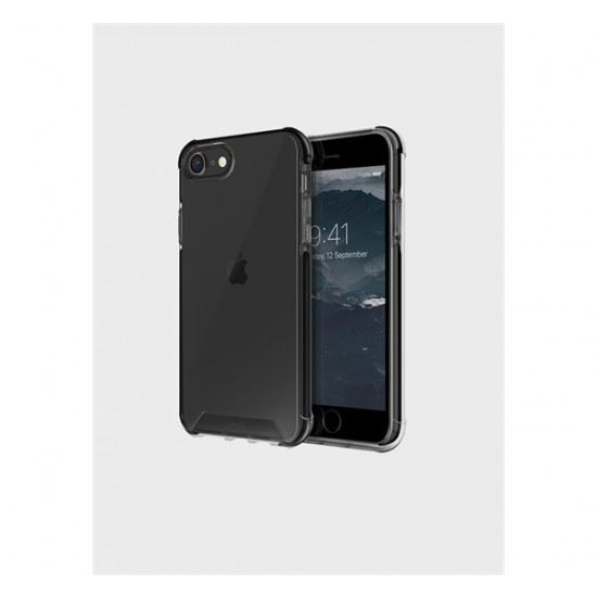 Uniq Combat Apple iPhone SE 2022/2020/8/7 szilikon tok fekete (UNIQ-IPSE(2022)HYB-COMBLK) (UNIQ-IPSE(2022)HYB-COMBLK)