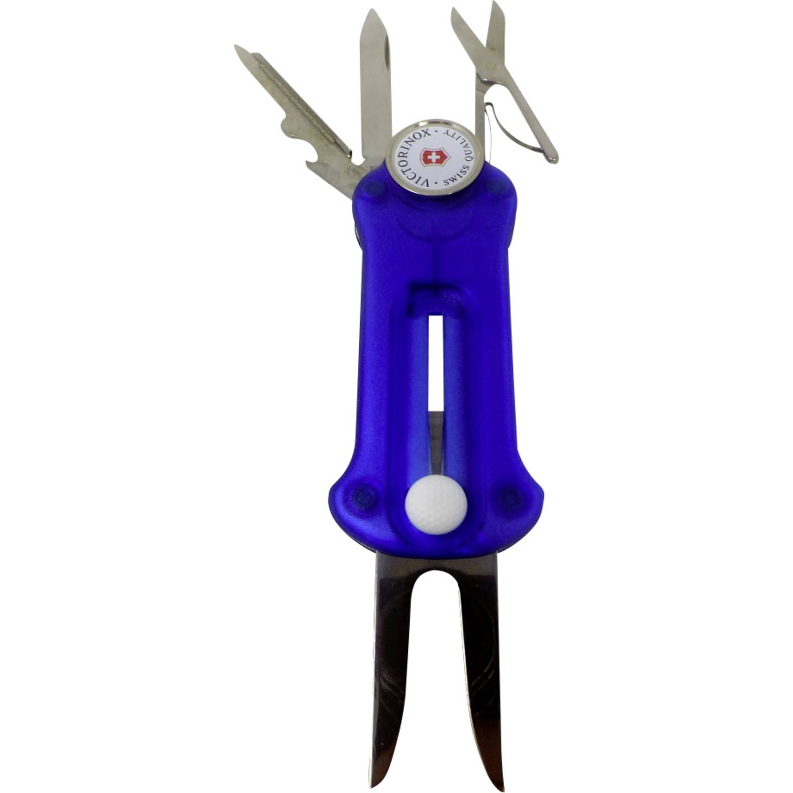 Victorinox Golf Tool Többfunkciós szerszám Funkciószám 10 Kék (átlátszó) (0.7052.T2) (0.7052.T2)