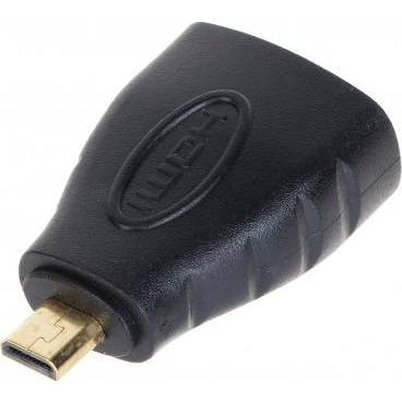 Adapter AV HDMI Micro - HDMI czarny (HDMI-W-MICRO/HDMI-G)