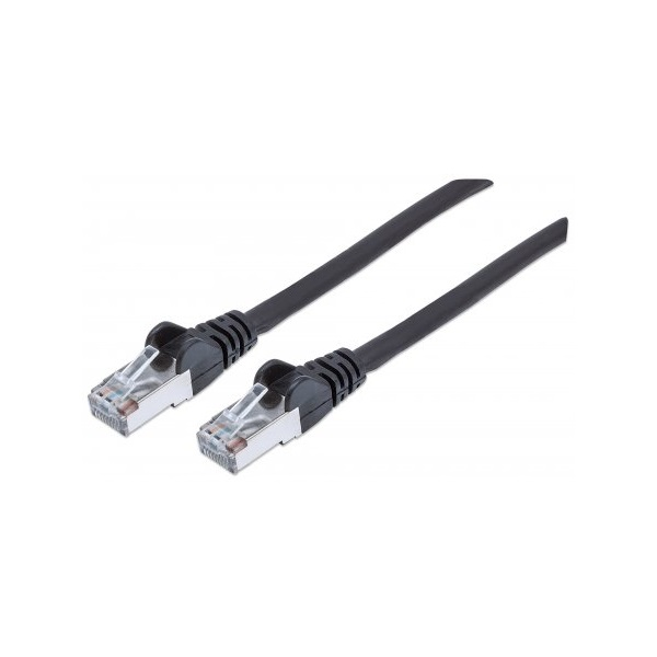 Intellinet 2m CAT6a S/FTP cabluri de rețea Negru S/FTP (S-STP)