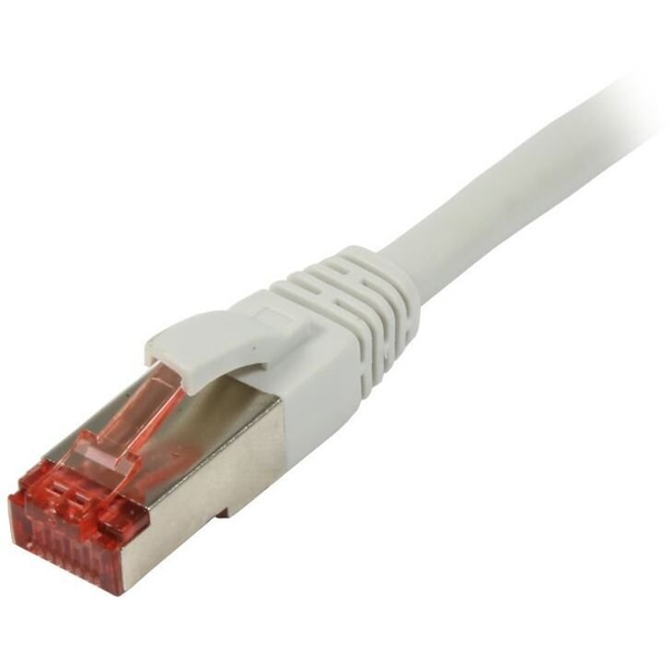 Synergy21 Patchkabel RJ45, CAT6 250Mhz, 1,0m grau, S-STP(S/FTP), TPE/LSZH(Superflex), ,