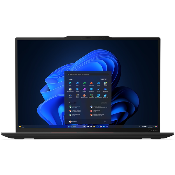 Lenovo ThinkPad X1 Carbon Gen 13 Copilot+ PC Intel Core Ultra 7 258V Laptop 35,6 cm (14") 2.8K 32 GB LPDDR5x-SDRAM 1 TB SSD Wi-Fi 7 (802.11be) Windows 11 Pro Angol Fekete