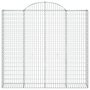 18 db íves horganyzott vas gabion kosár 200x30x180/200 cm
