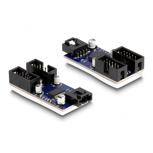 Delock USB 2.0 külső csatlakozósorral dugó, 2 portos (61100)