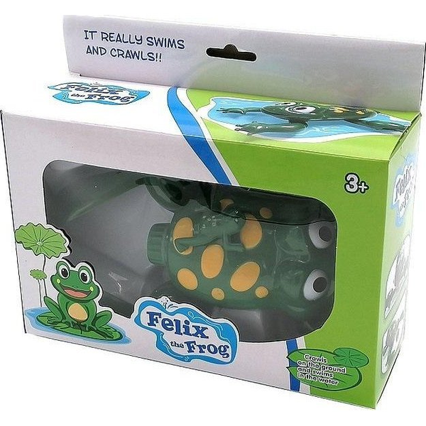 Żaba pływająca na baterie