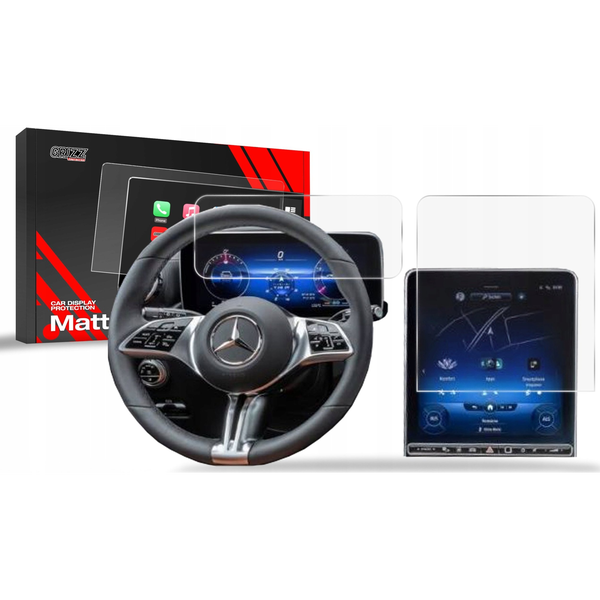  GrizzGlass Folia matowa GrizzGlass CarDisplay Protection do Mercedes CLE 2023-2024 [2w1]