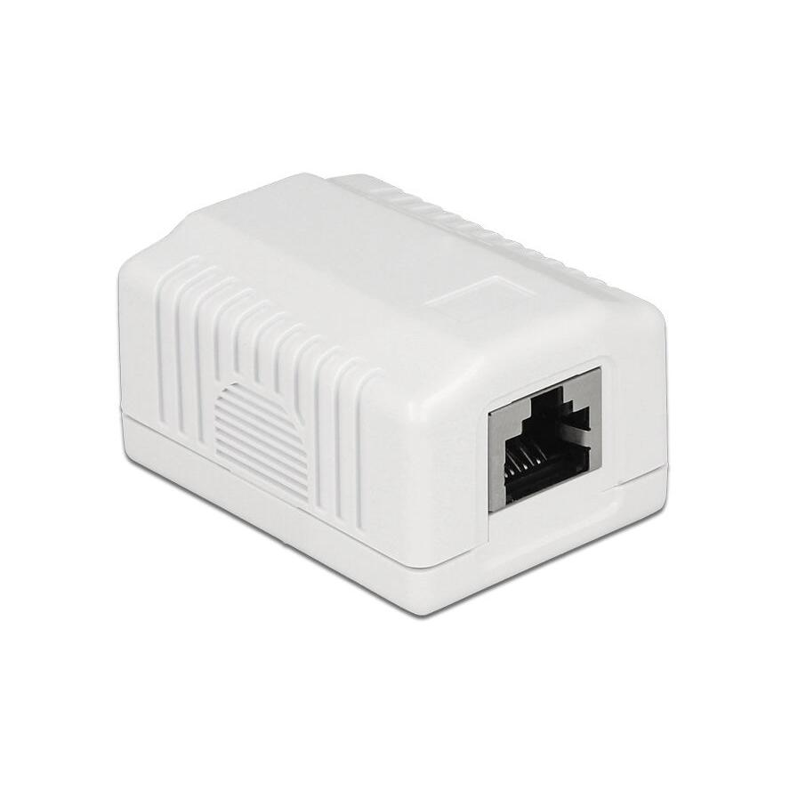 Delock Hálózati fali aljzat, 1 port, Cat.6A LSA (86196) (86196)