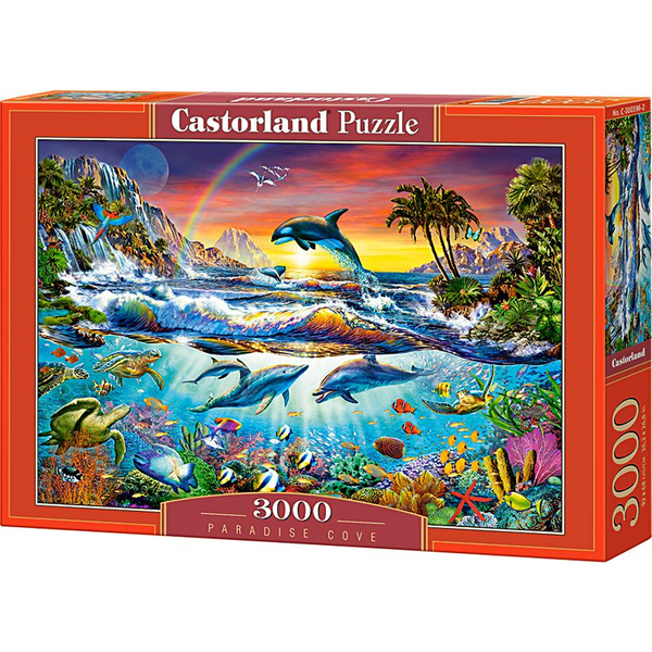 Castorland Paradise Cove 3000 pcs Пъзел 3000 броя Приказен