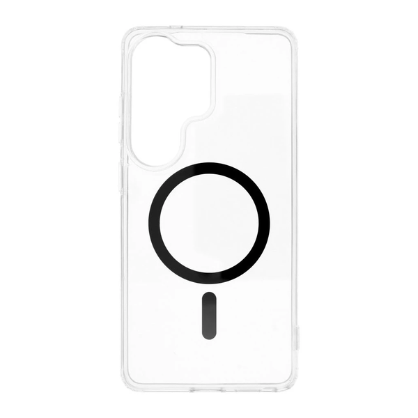 Samsung S26 ULTRA készülékhez Drop Glue Colorful Ring Mag Cover tok MagSafe kompatibilis fekete
