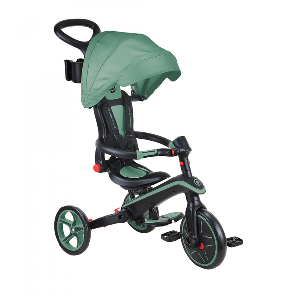 Globber Explorer Trike 4 in 1 Összecsukható Gyermek kerékpár - Zöld