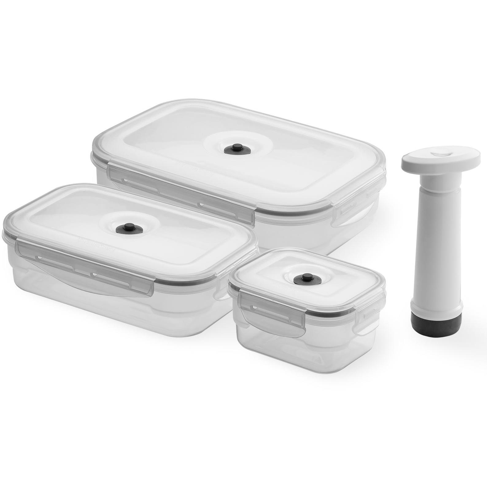 Compactor Aspi Fresh Set műanyag vákuumtartályok készlete, 4 db (3370910055016)