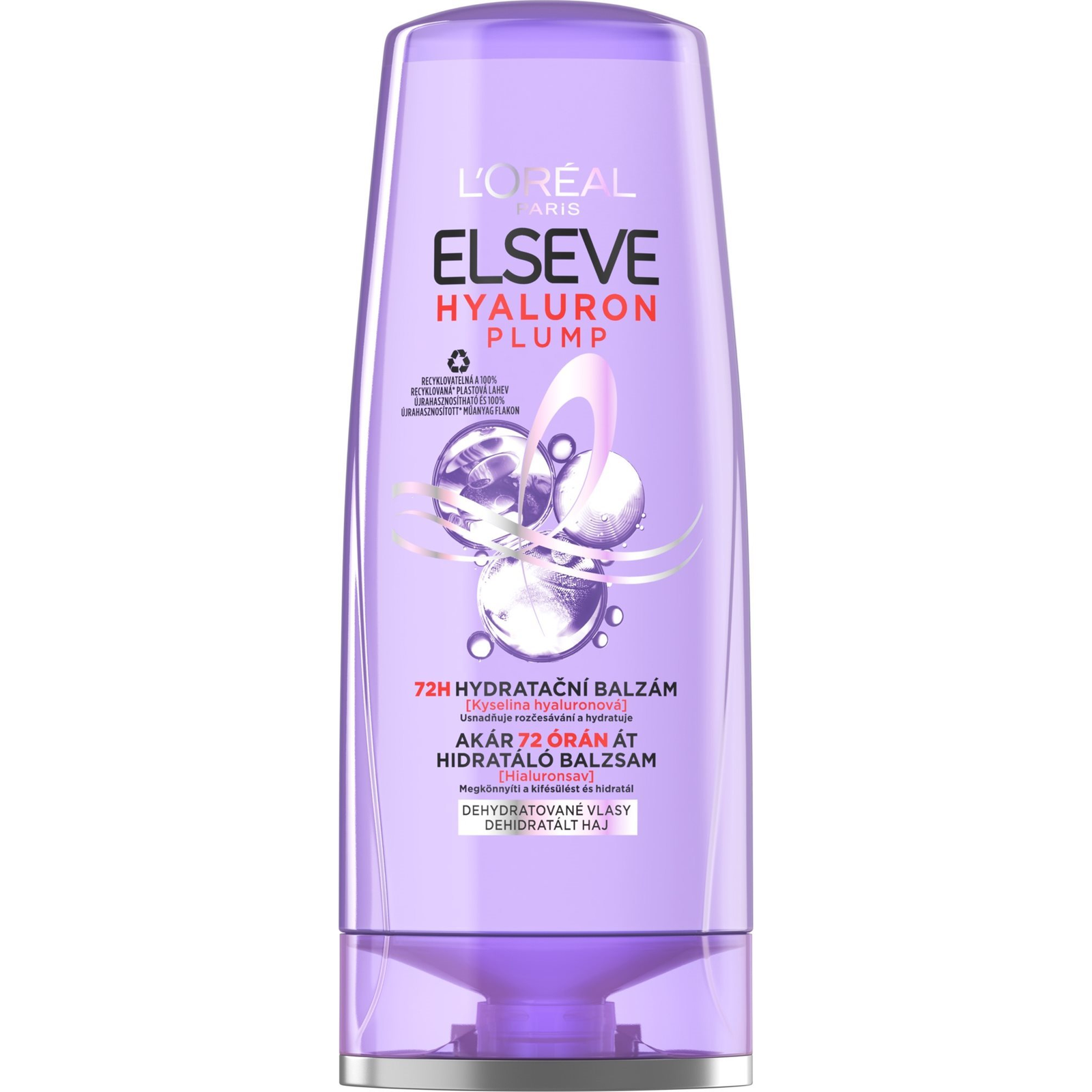 ĽORÉAL PARIS Elseve Hyaluron Plump 72H hidratáló balzsam hialuronsavval 200 ml (3600524029784)