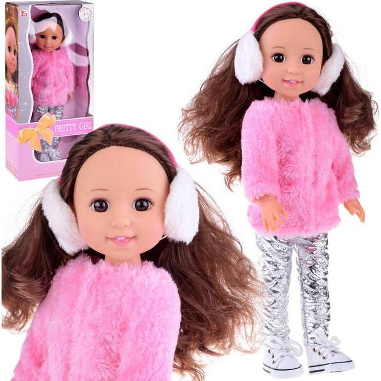 Imádnivaló Baba Divatos Ruhában 38 Cm-Es (ZA4767)