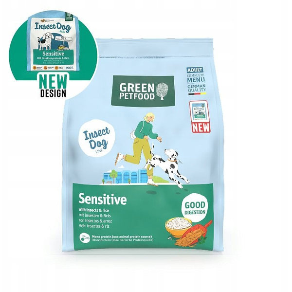 Green Petfood Dog Sensitive w Insects 3 kg