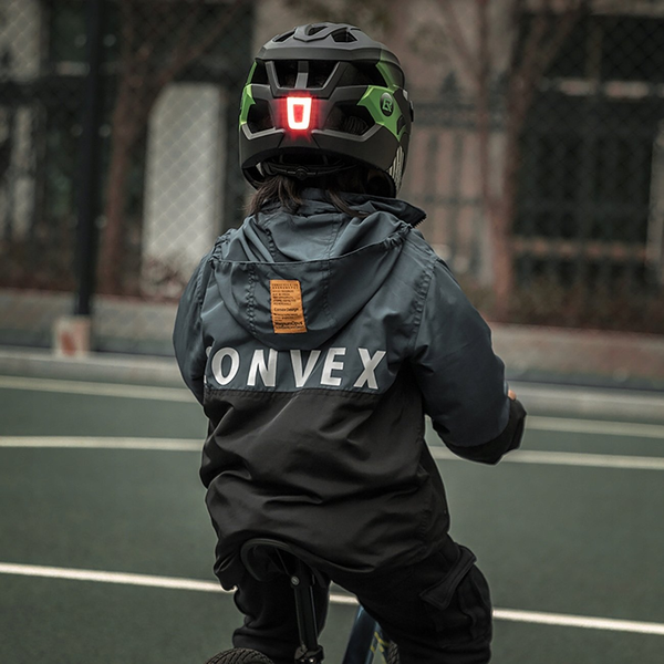 Kask rowerowy Rockbros TS-61 10110061003 dziecięcy z odpinaną szczęką rozmiar S (48-54) - zielony