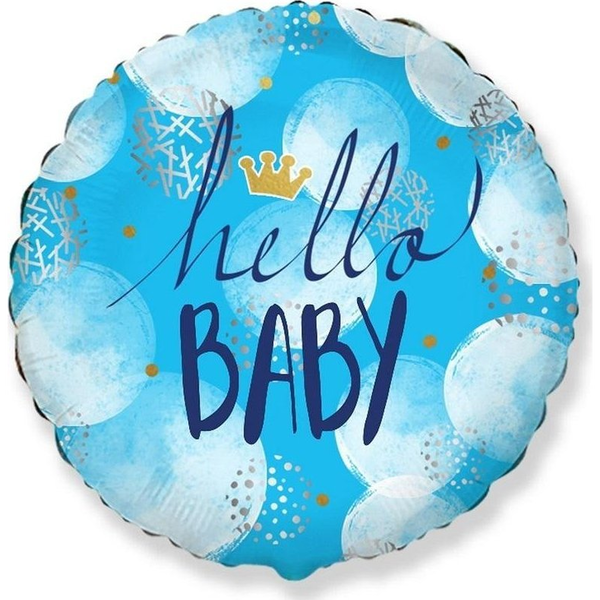 Hello Baby Boy Fólia Lufi - 48 cm